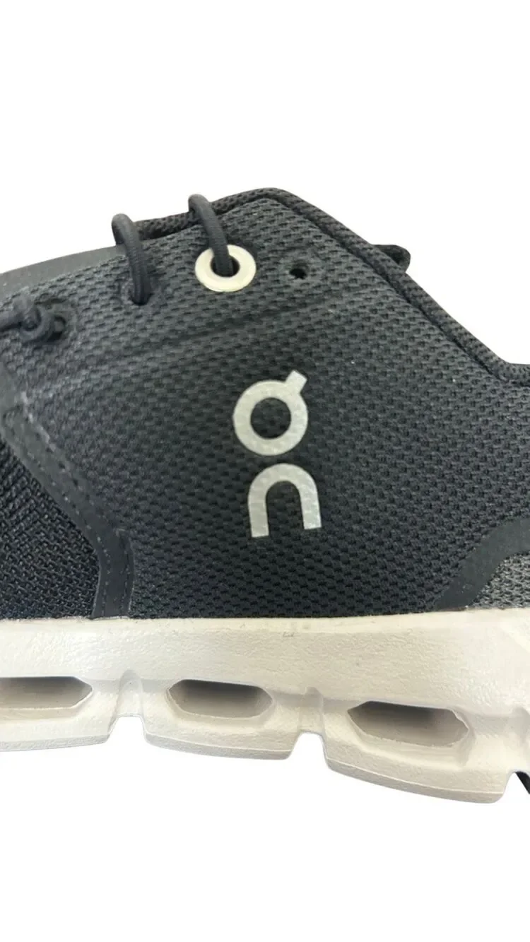On Cloud Running Shoes Youth 3.5 Black White CloudTec Sneakers